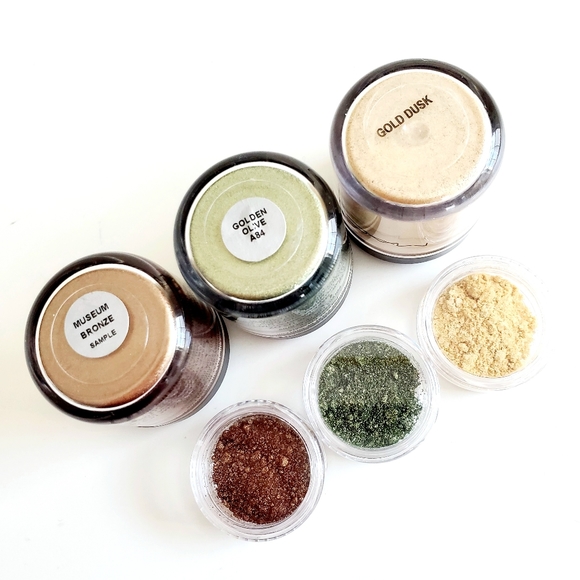 MAC Pigments Samples Set Museum Bronze Olive Gold - Picture 4 of 4